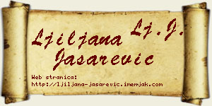Ljiljana Jašarević vizit kartica